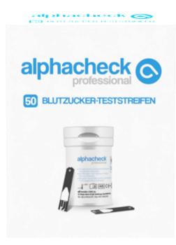 Alphacheck Professional Teststreifen, 50 Stk.